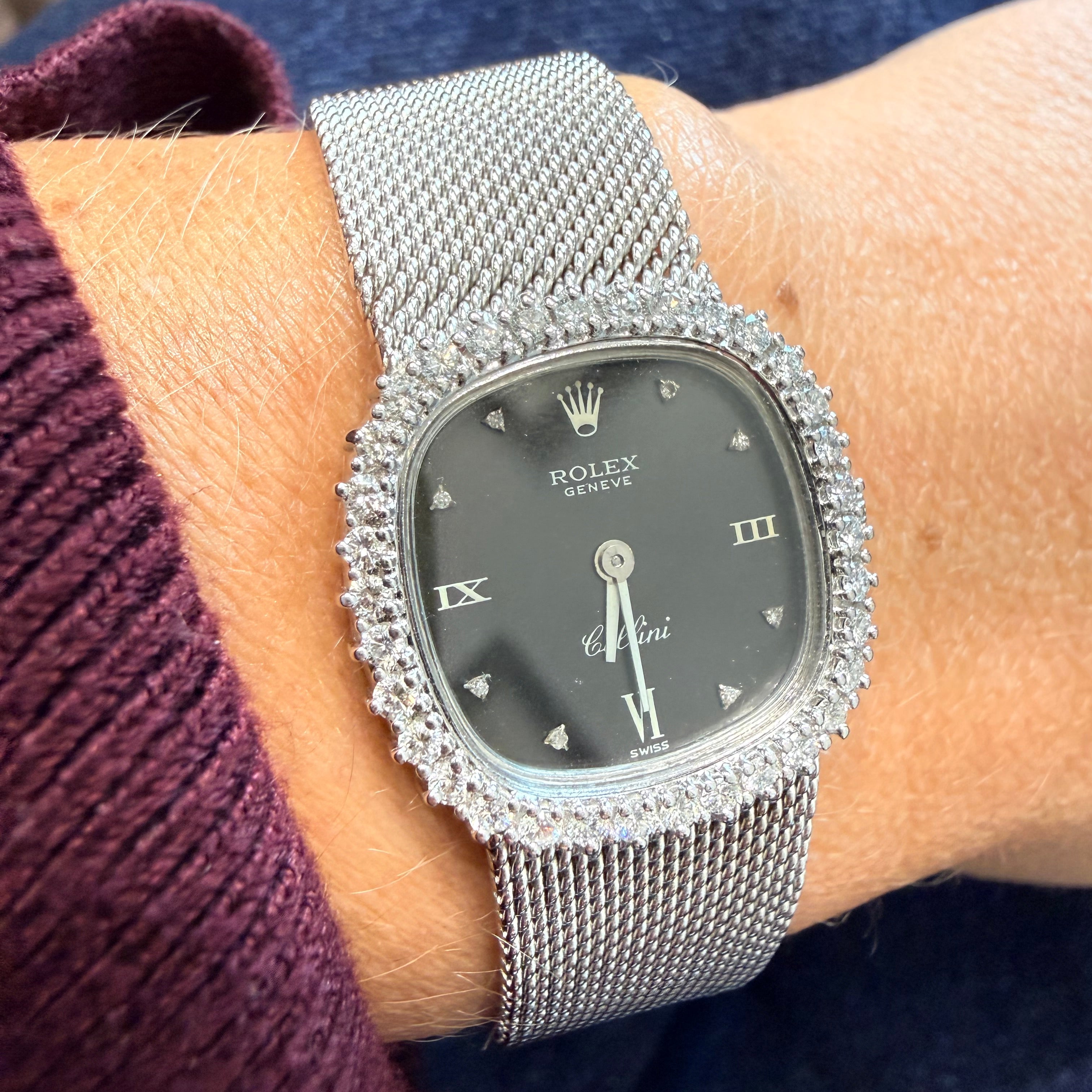 Rolex - Montre Femme - Cellini - Or blanc - Année 70