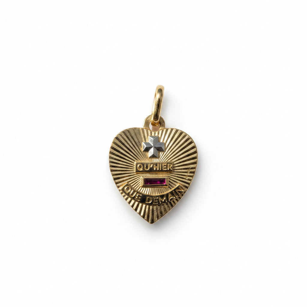 Augis - Médaille d’Amour - Coeur - Or jaune
