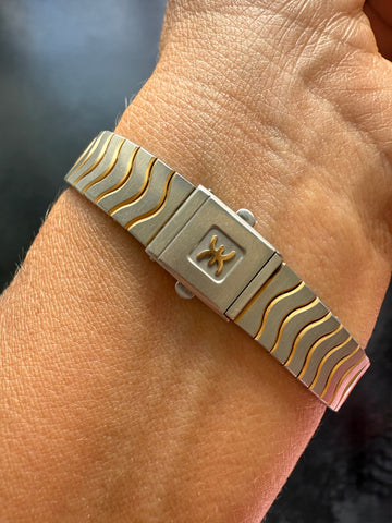 Ebel - Montre Or et Acier - Modèle Wave Lady