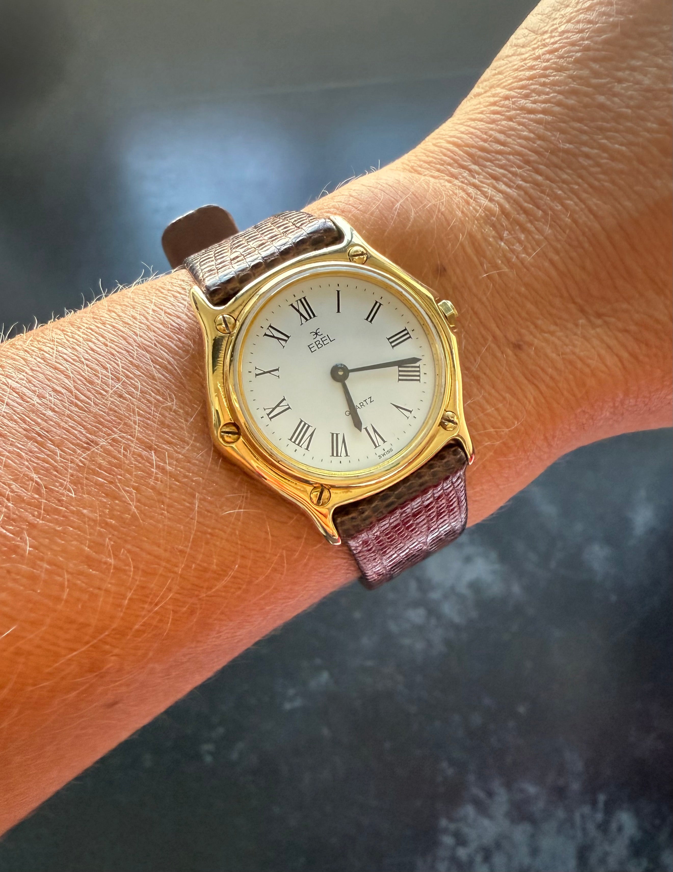 Ebel - Montre Or Jaune - Wave - Année 90