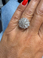 Bague Dôme - Or blanc et Diamants
