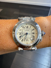 Cartier - Montre Pasha - Acier - 35 mm