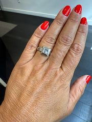 CHOPARD - Bague « Happy Diamonds » - Or blanc et Diamants