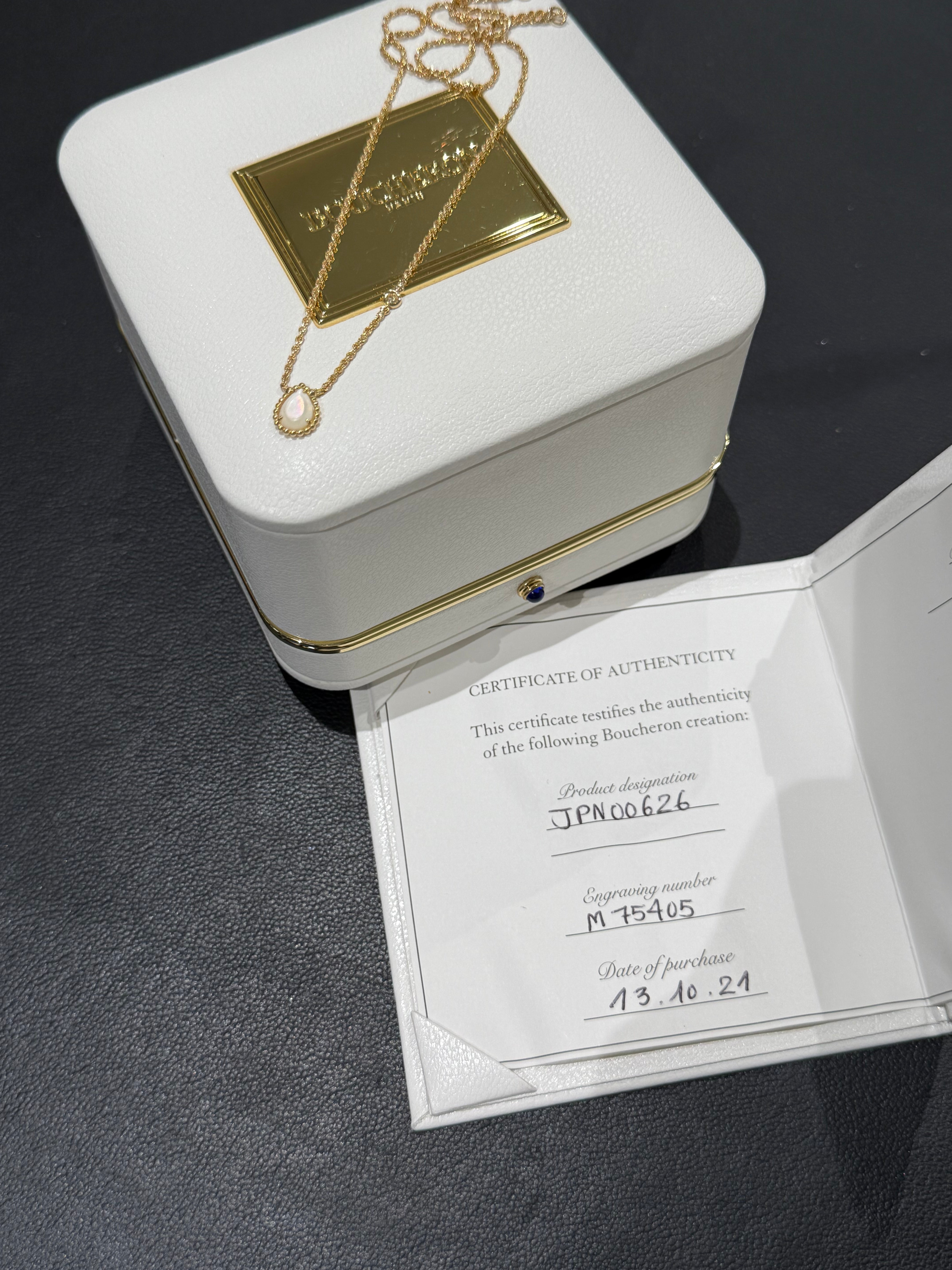 Boucheron - Pendentif serpent Bohème Motif XS en Or Jaune
