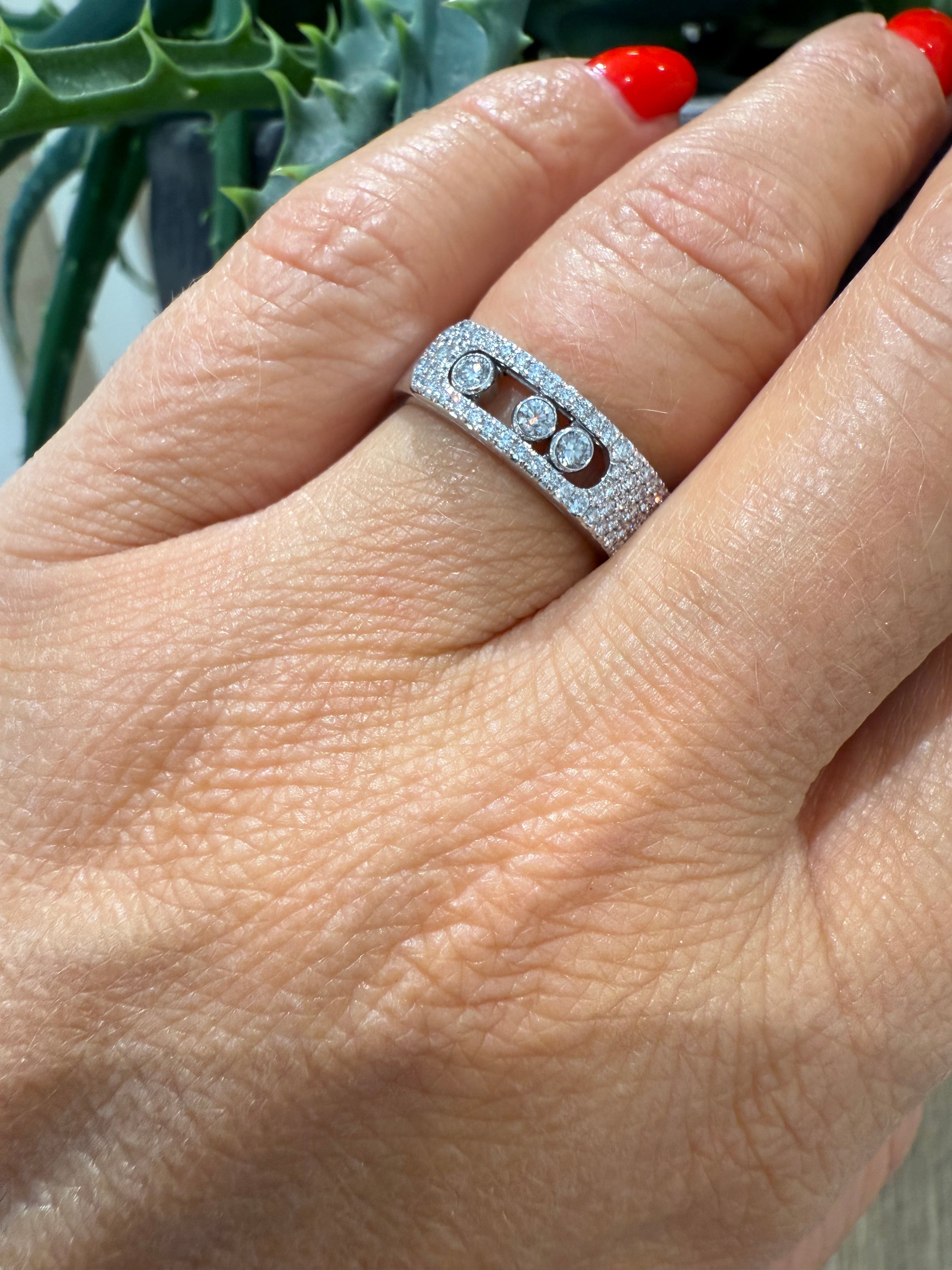 Messika - Move Noa - Bague en or blanc et Diamants