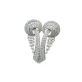 Art Deco Platinum and Diamond Brooch – Transformable Piece