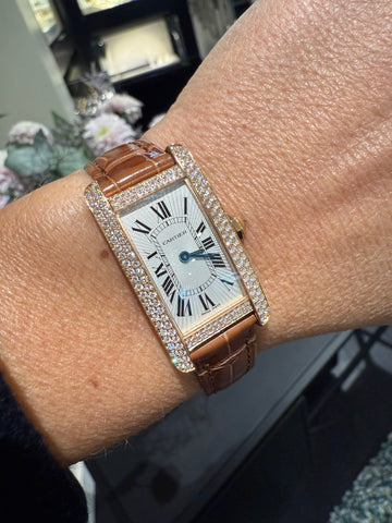 Cartier - Tank Americaine - Diamonds