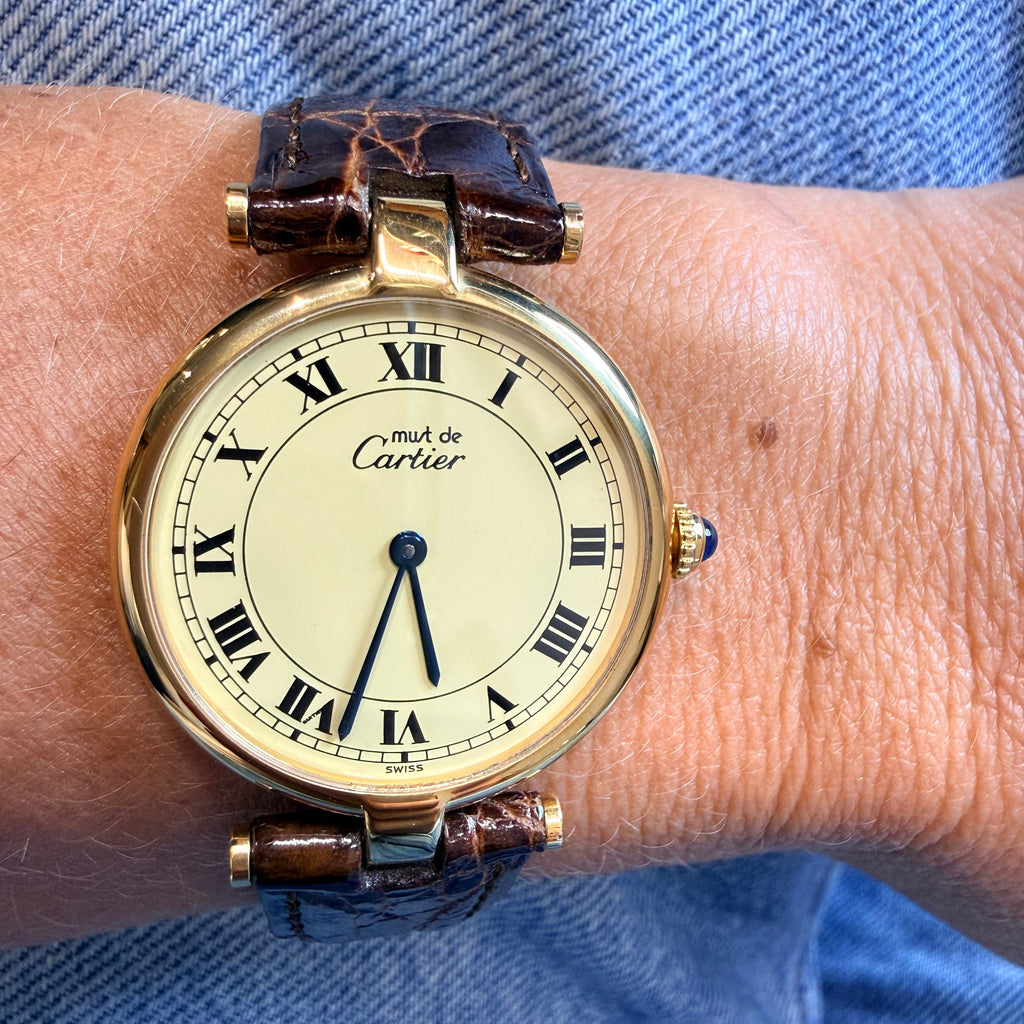 Cartier - Montre Must Vendôme - Vermeil