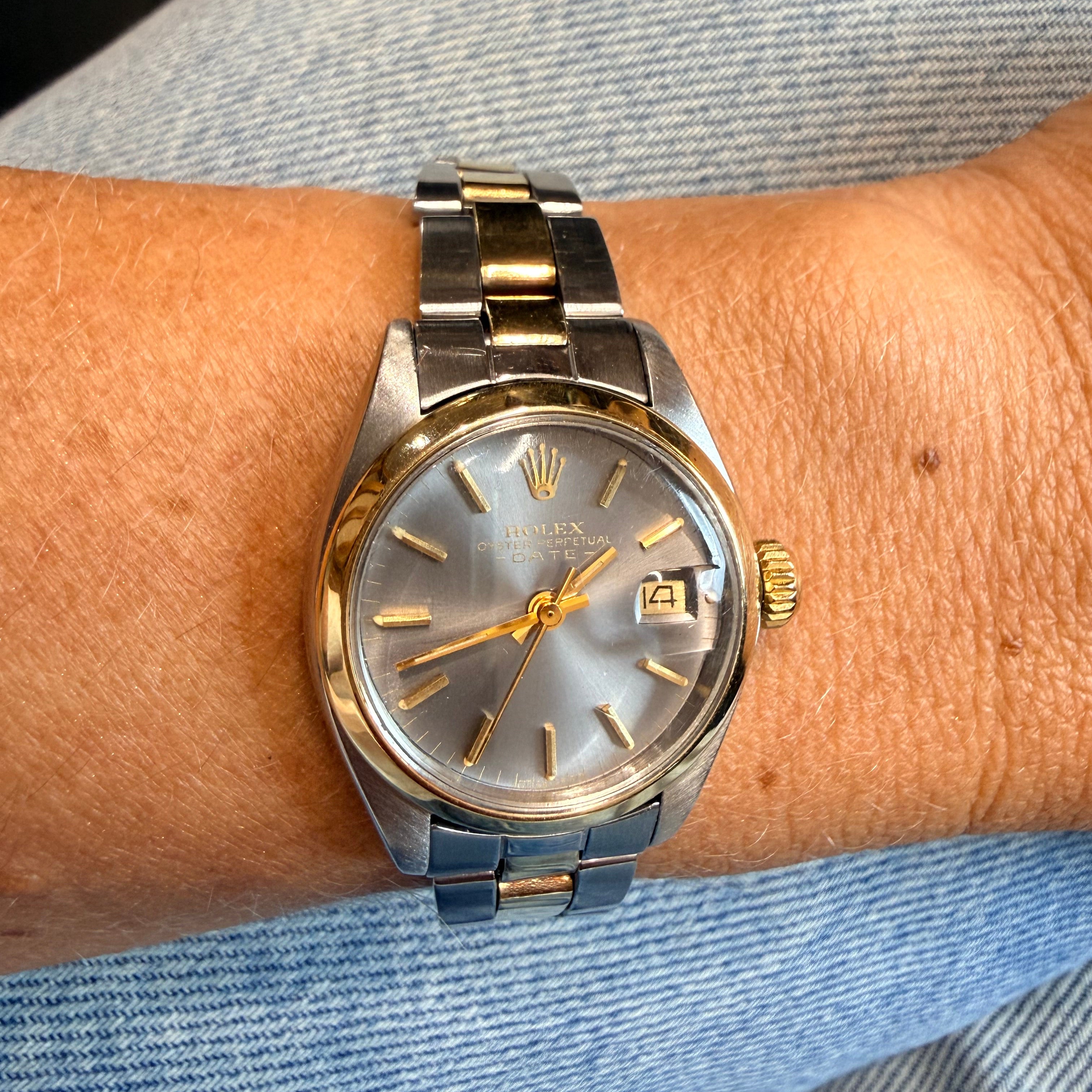Rolex - Montre Date Just - Or et acier