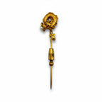 Épingle à cravate - Dragon - Or jaune et Perle de culture