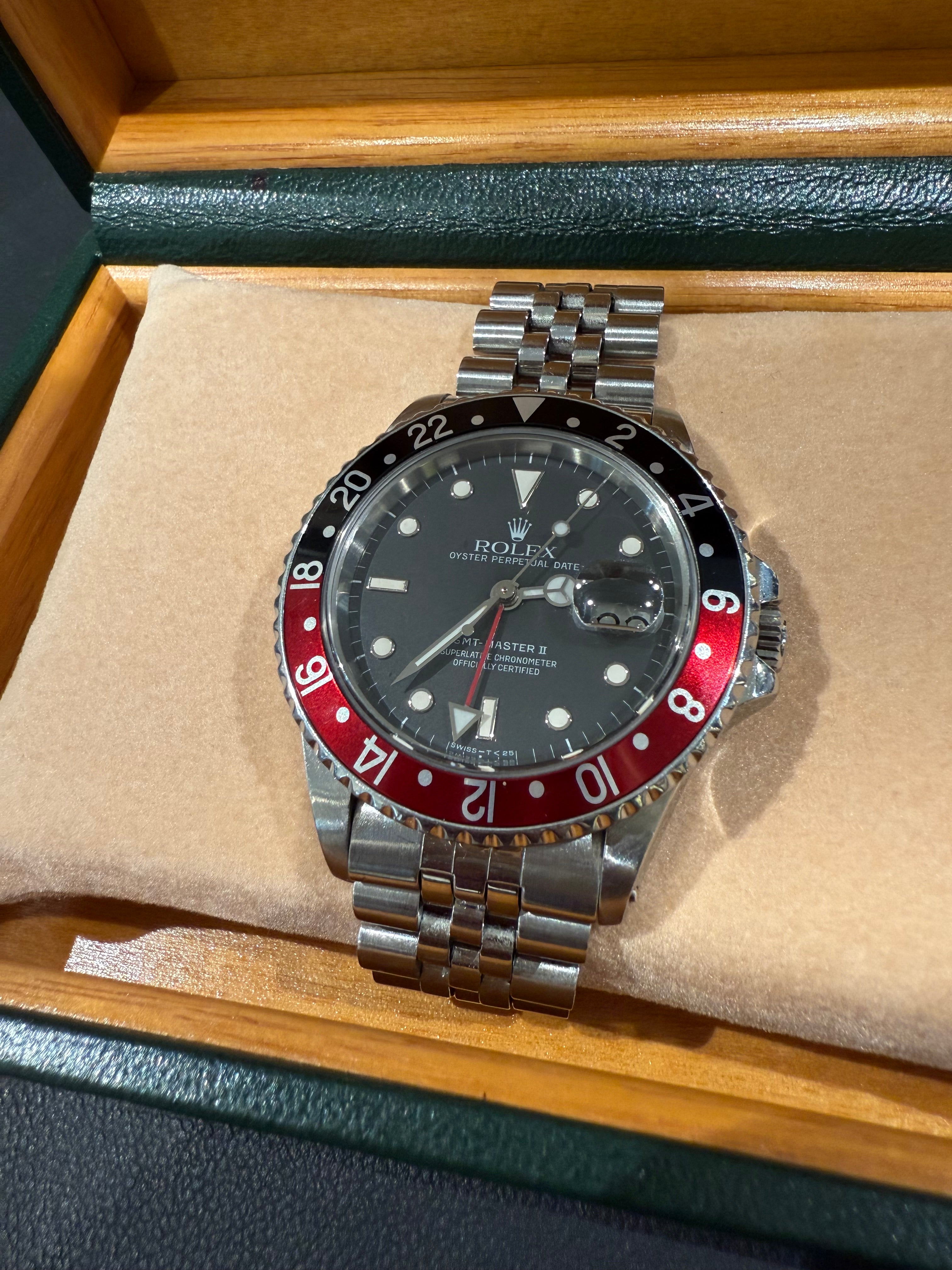 ROLEX - Montre Homme GMT Master II - Fat Lady - 1984