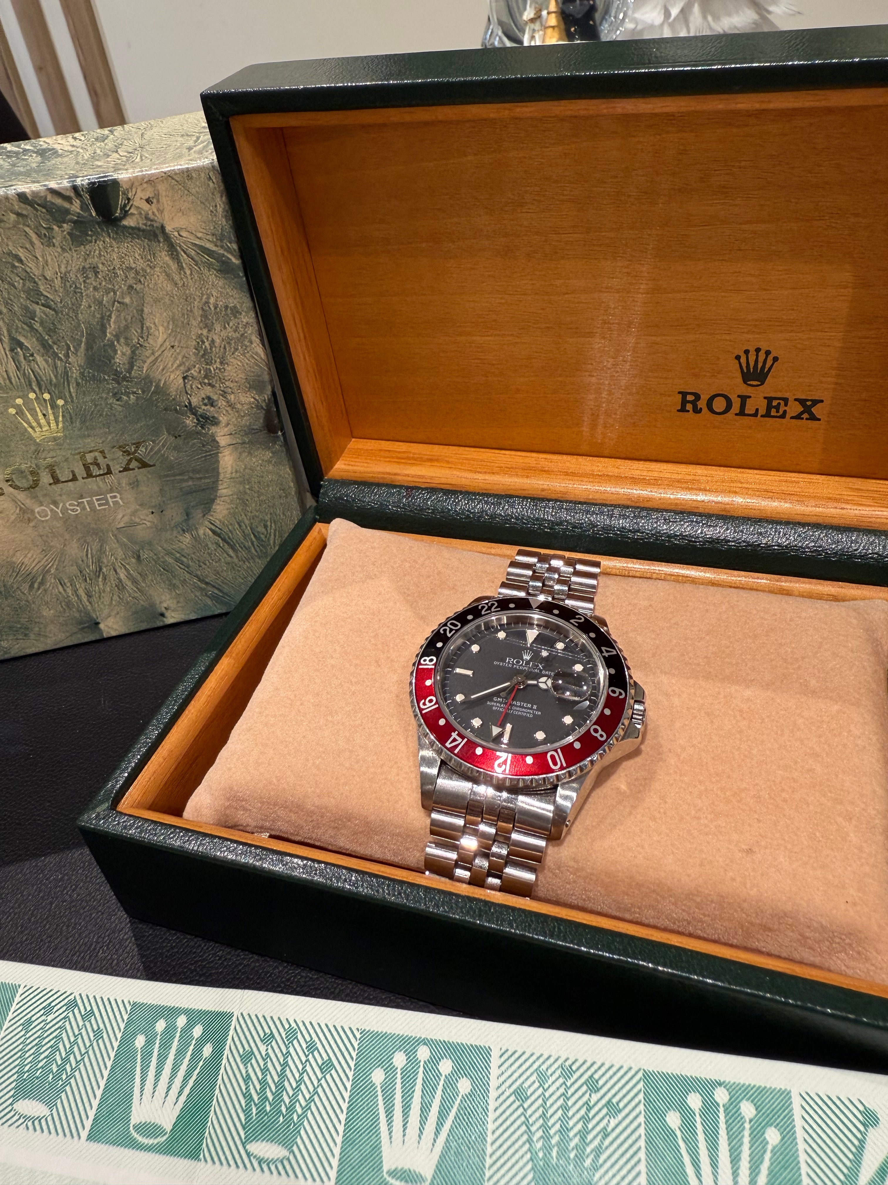 ROLEX - Montre Homme GMT Master II - Fat Lady - 1984