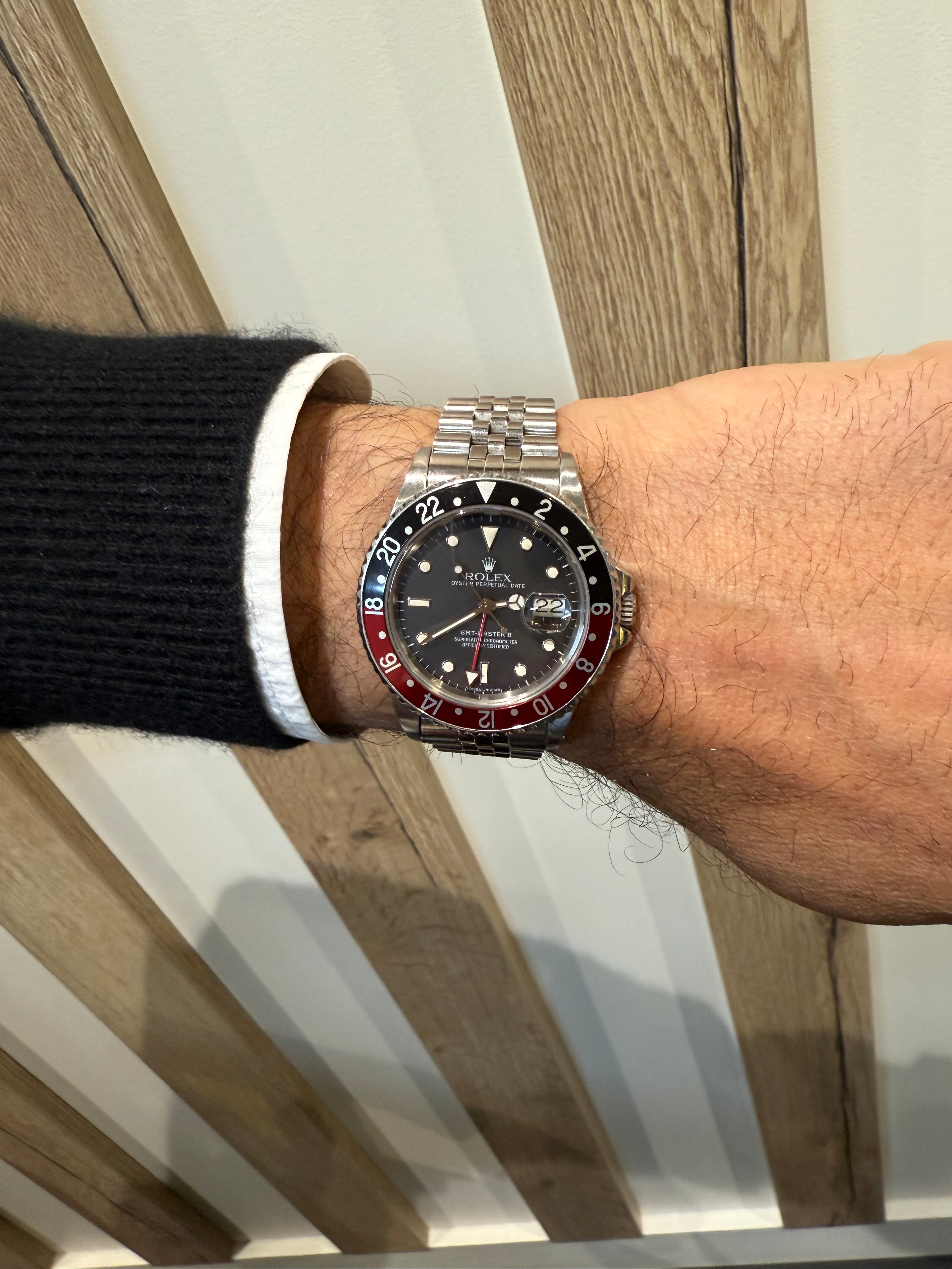 ROLEX - Montre Homme GMT Master II - Fat Lady - 1984