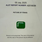 Bague Or Blanc - Emeraude 2,65 carats