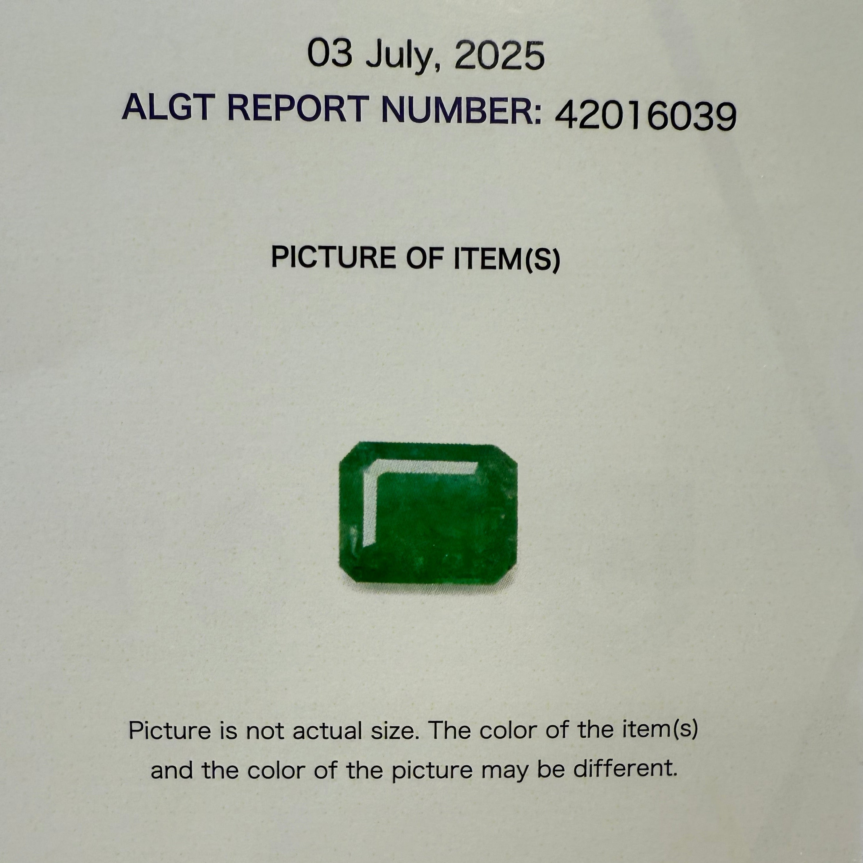 Bague Or Blanc - Emeraude 2,65 carats