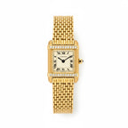 CARTIER - Tank Chinoise - Montre or jaune et diamants