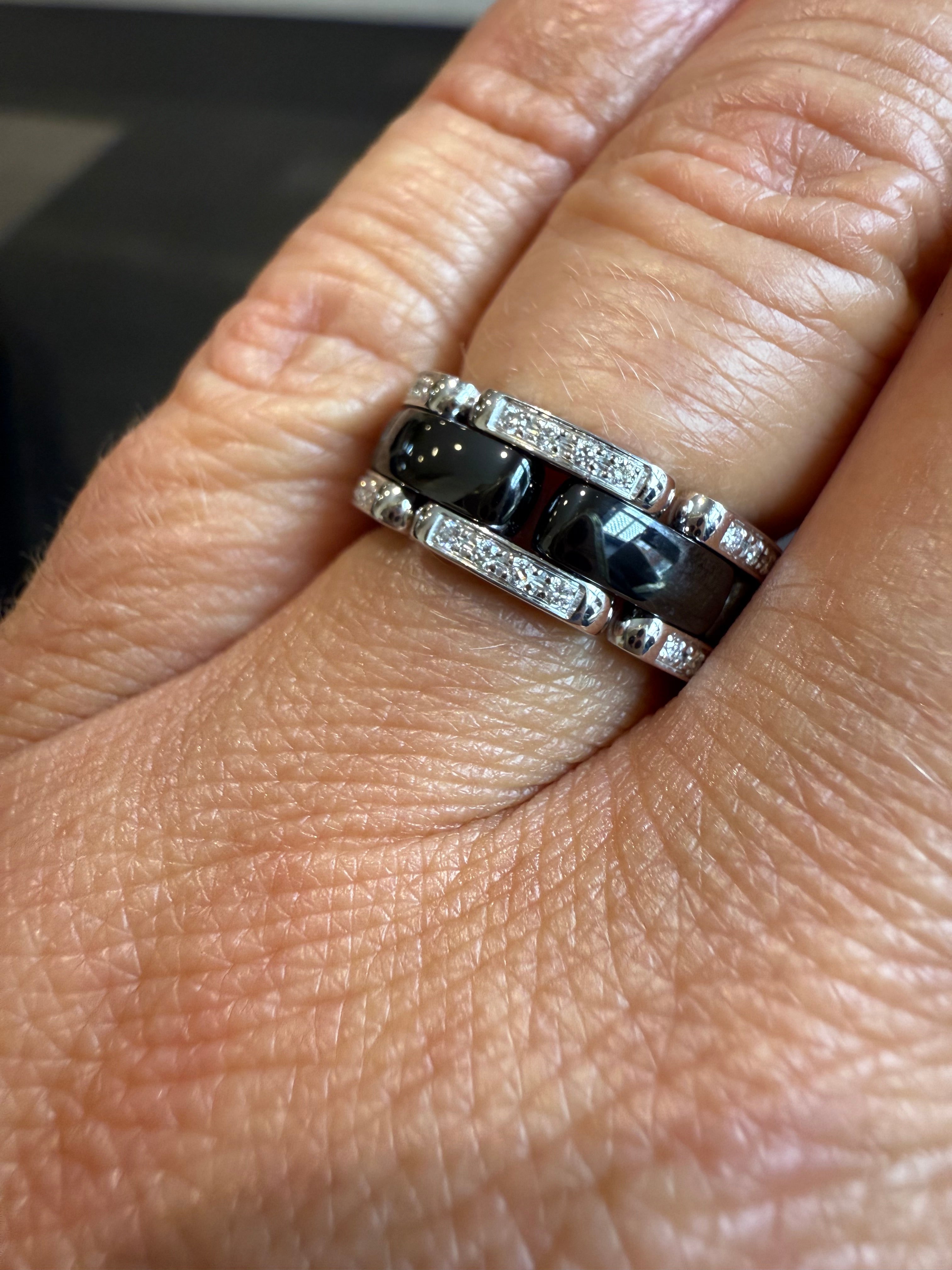 Chanel - Bague Ultra Or Blanc et Céramique