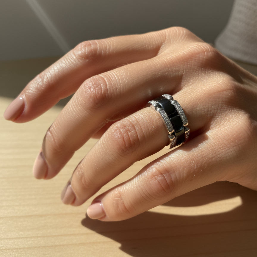 Chanel - Bague Ultra Or Blanc et Céramique