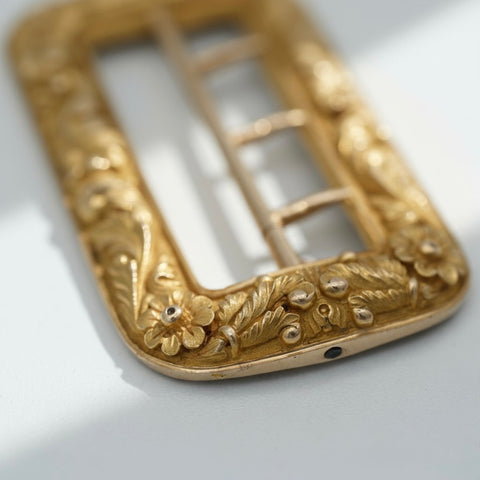 Boucle de ceinture Ancienne - Or Jaune