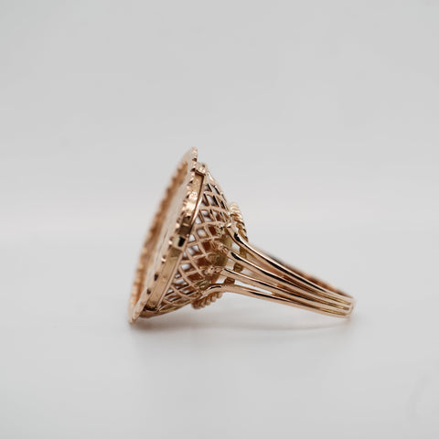 Bague Or jaune - Pièce Napoléon III