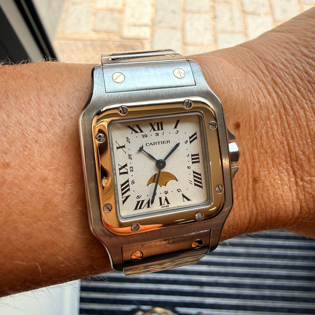 Cartier - Montre Santos Galbée Moonphase - 119901
