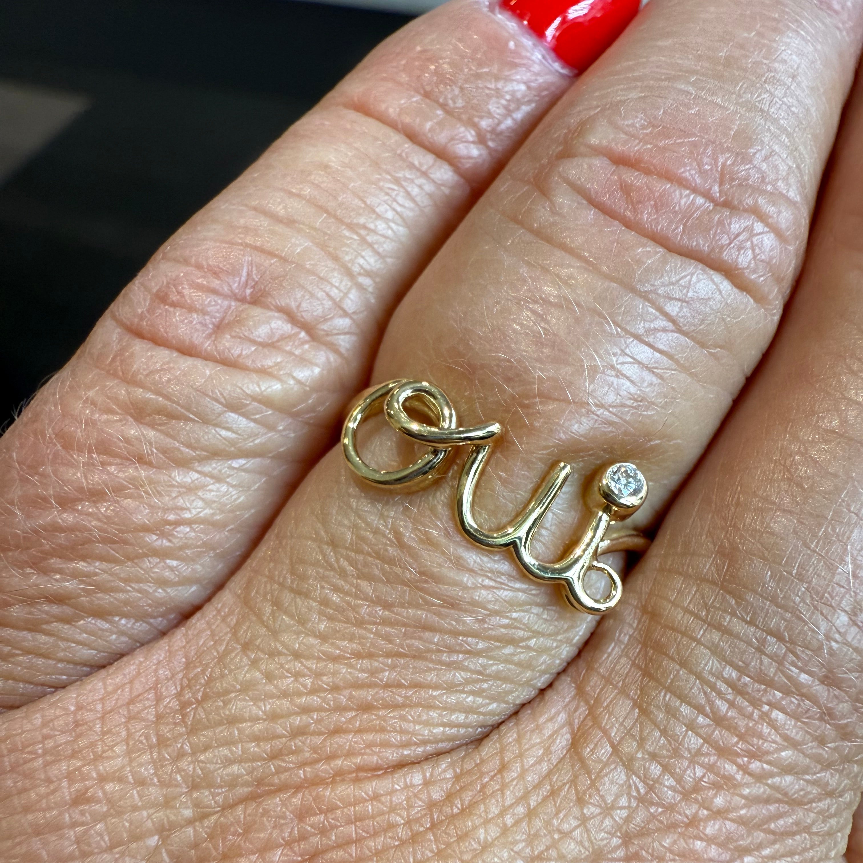 Dior - Bague OUI or Jaune et Diamants