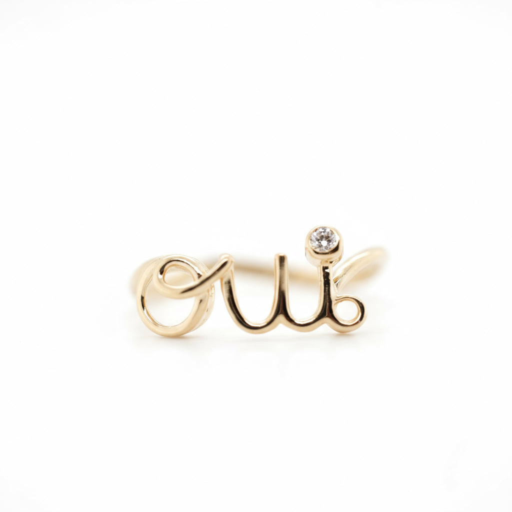 Dior - Bague OUI or Jaune et Diamants