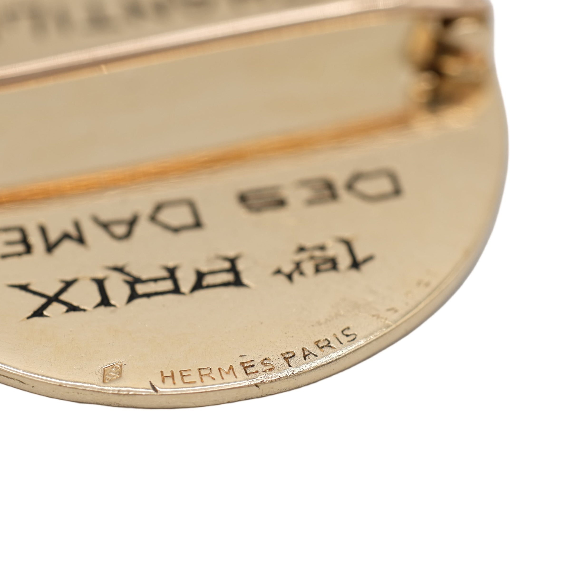 Hermes Paris - Médaille Broche Oiseau - Or Jaune