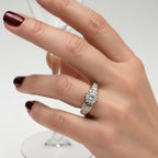 Bague vintage Or jaune et Diamants