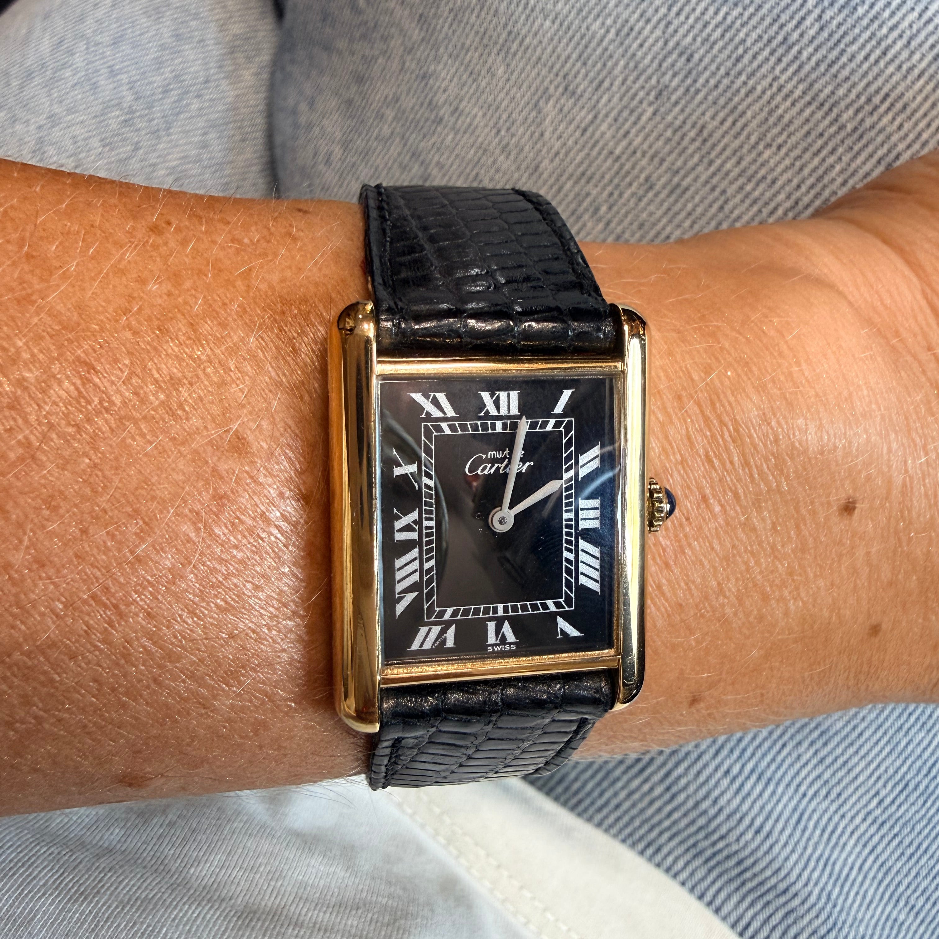 Cartier - Montre Tank - Vermeil