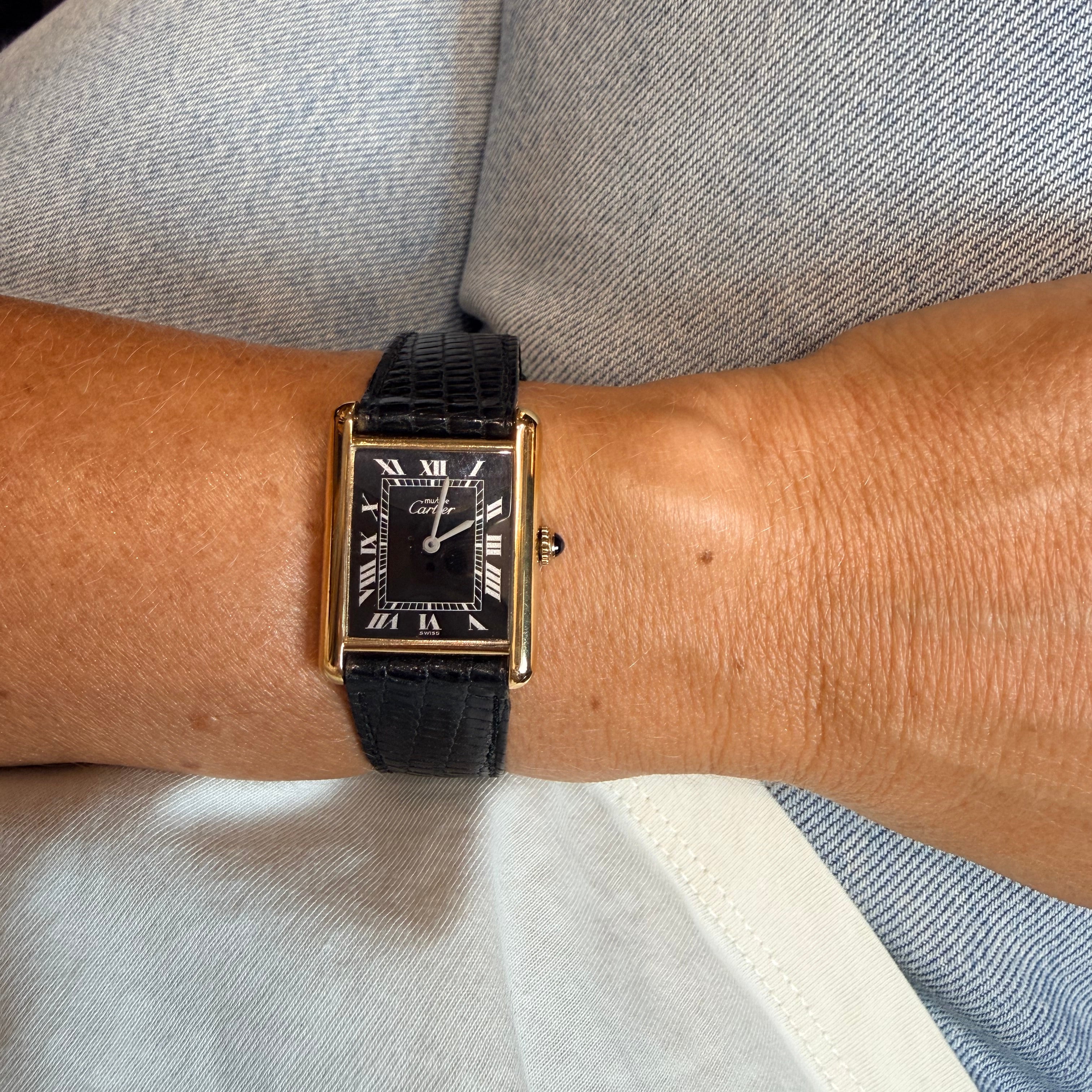 Cartier - Montre Tank - Vermeil