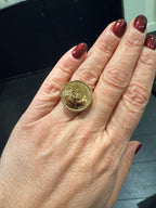 Bague chevalière Pièce Francois Joseph - Autriche