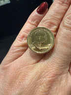 Bague chevalière Pièce Francois Joseph - Autriche