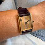 Cartier - Montre Tank Must Trinity - Vermeil