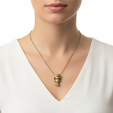 Collier Cleopatre - Or jaune et Diamants