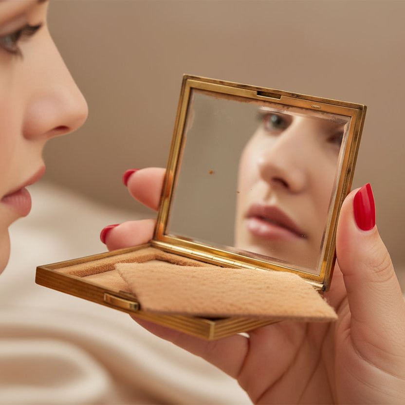 Cartier - Poudrier Or Jaune et Diamants