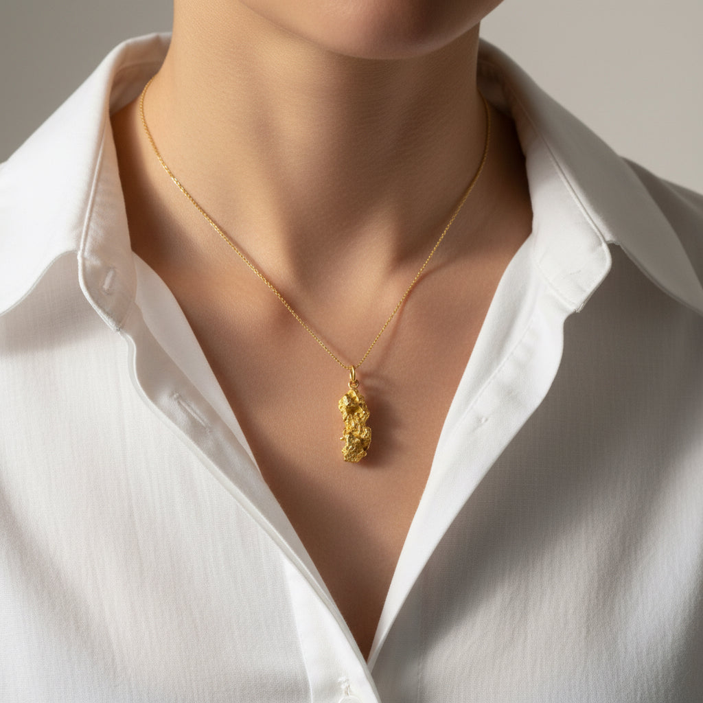 Pendentif Pépite d’or - Or jaune