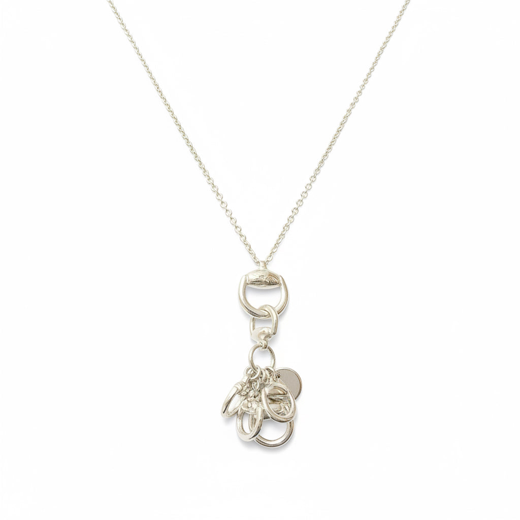 Gucci - Collier Horsebit Or Blanc