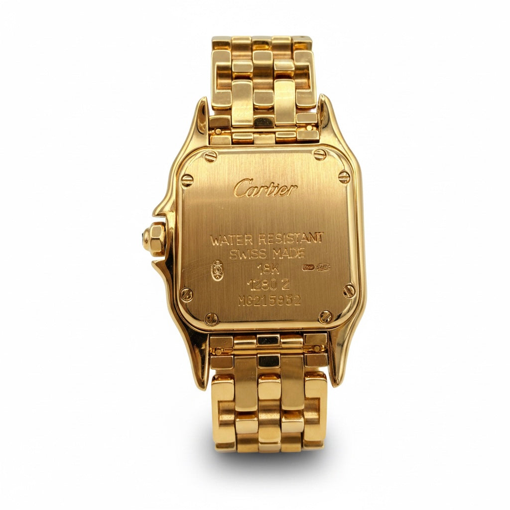 Cartier - Montre Panthère - Calcédoine - Or jaune