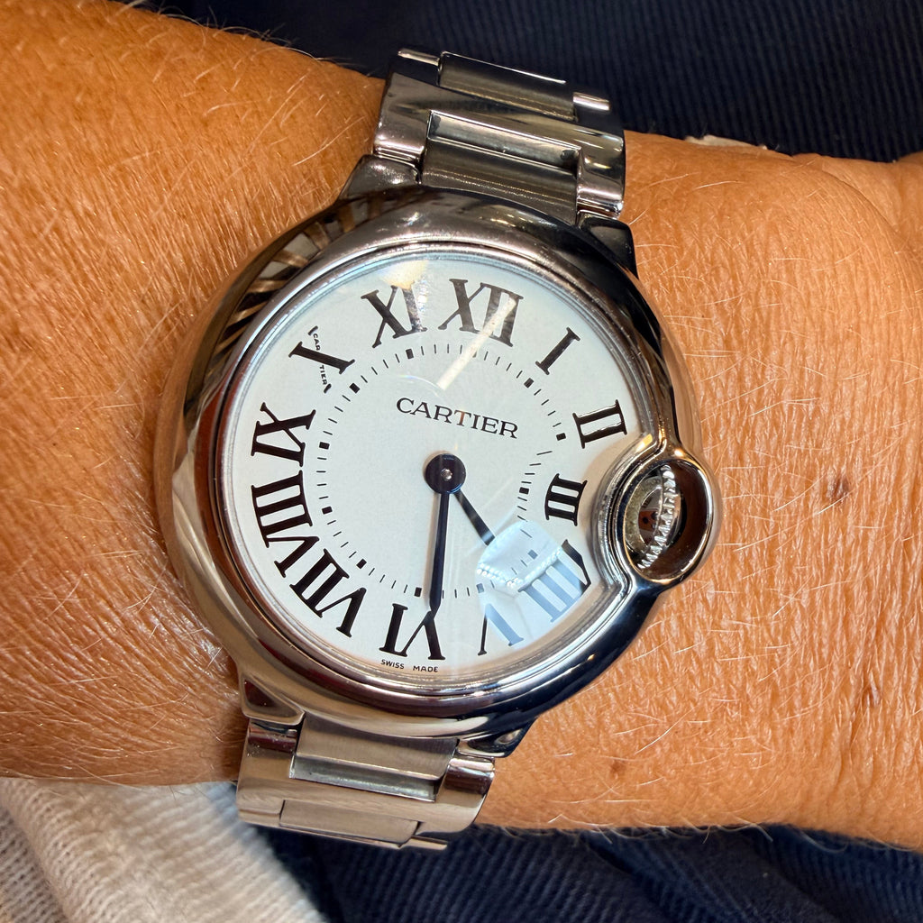 Cartier - Montre Ballon Bleu - Acier - 28 mm