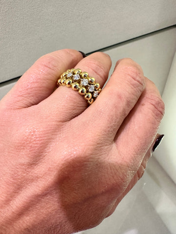 Boucheron - Bague Or Jaune - Grains de raisins