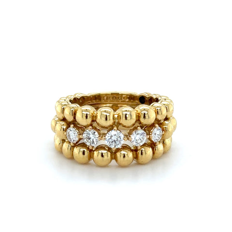 Boucheron - Bague Or Jaune - Grains de raisins