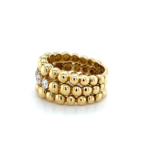 Boucheron - Bague Or Jaune - Grains de raisins