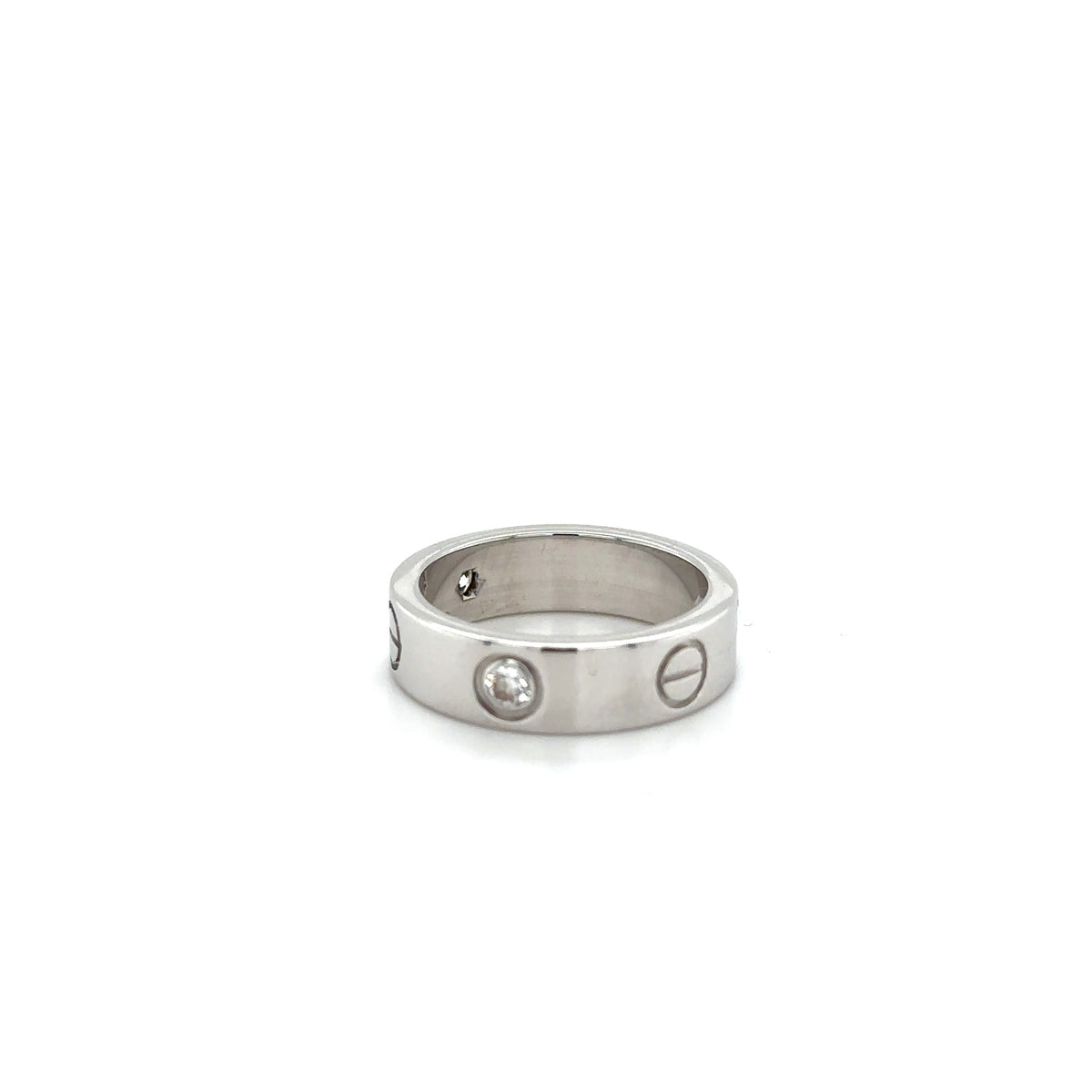 BAGUE LOVE CARTIER 3 DIAMANTS - OR GRIS