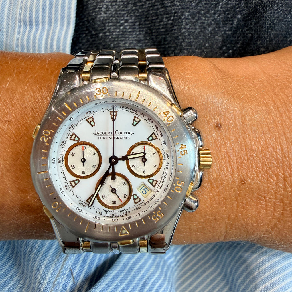 Jaeger Lecoultre - Montre Or et Acier - Kryos Chronographe