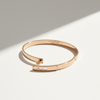 Bracelet Kelly Hermès - Or rose et diamants - Petit Modèle