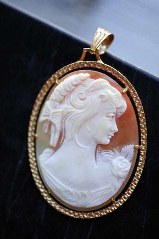 Vintage - Pendentif Camée Or jaune