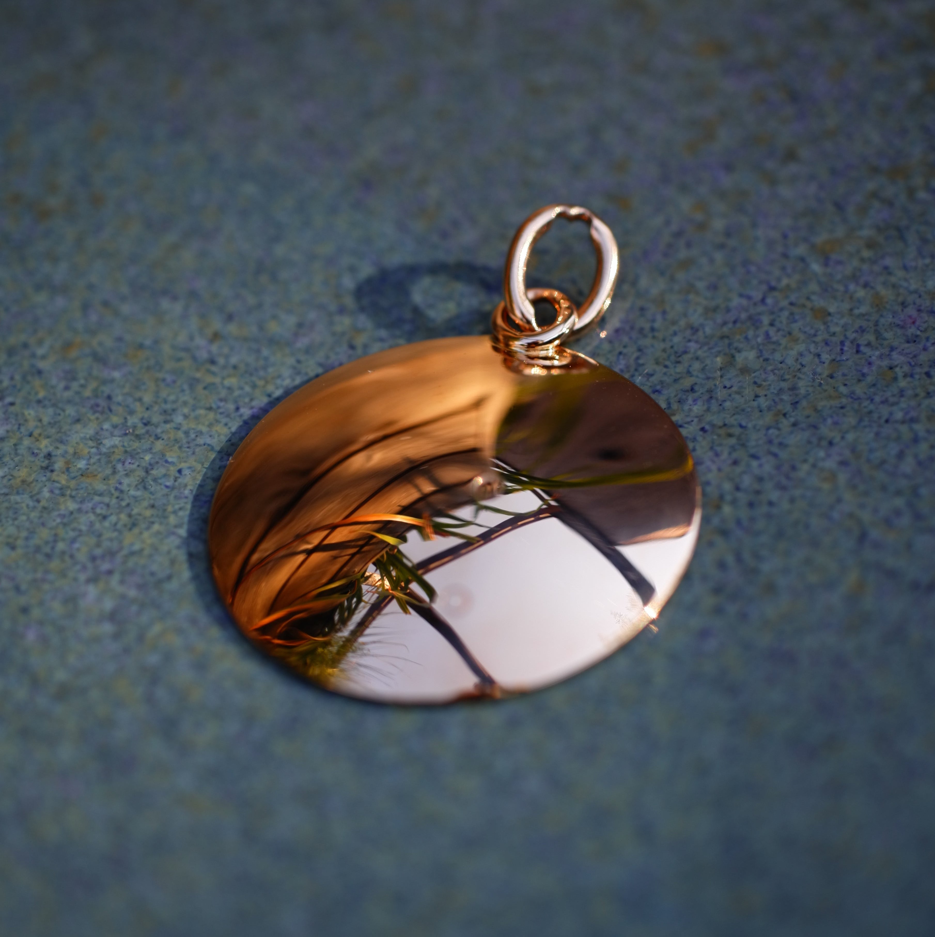 Médaille Pendentif - Sainte Vierge - Or Jaune