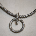 Hermès - Collier Vintage Argent - poinçon Lucien Vachey