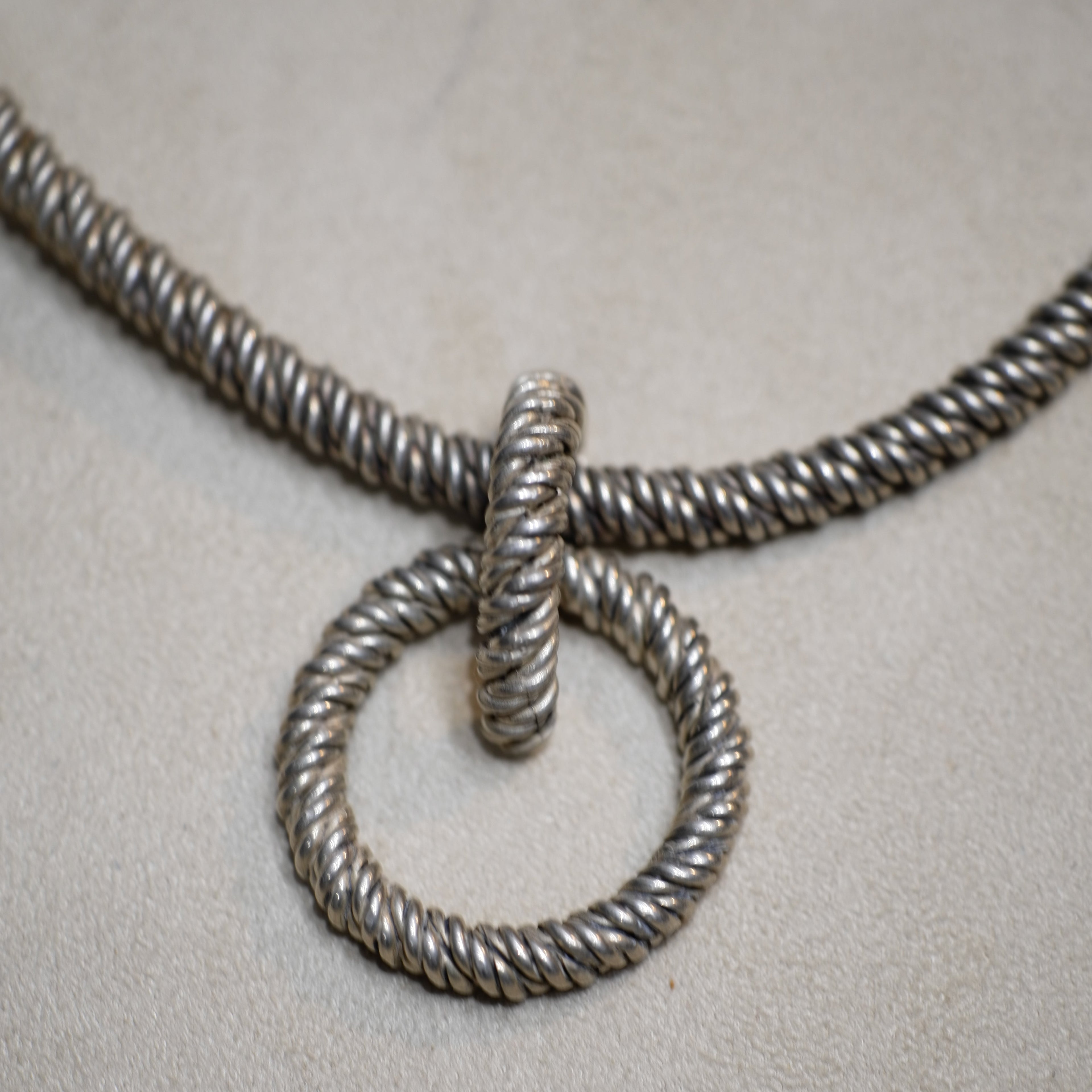 Hermès - Collier Vintage Argent - poinçon Lucien Vachey